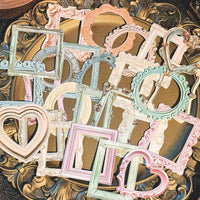 100 Sheets Vintage Photo Frame Decorative Stickers for Scrapbooking Journals Planners