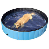 Foldable PVC Pet Swimming Pool for Dogs and Cats, Portable Bathing Tub