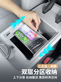 Armrest Storage Box and Silicone Cover for BYD Seal 06 EV Interior