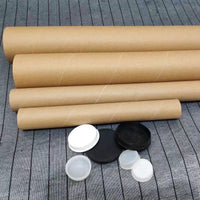 Kraft Paper Cardboard Tubes for DIY Crafts, Posters, Artwork, and Packaging