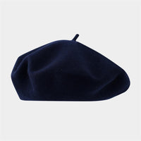Women's Pure Wool Beret Hat for Winter - Vintage Style Artist Beanie