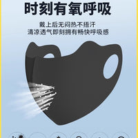 Unisex Ice Silk Sun Protection Face Mask UV Resistant Breathable Lightweight for Summer Outdoor Activities