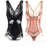 Lace Bodysuit Shapewear for Women Tummy Control Butt Lifter Slimming Underwear