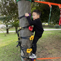 Kids Outdoor Climbing Sensory Training Equipment Gymnastics Rings Balance Toy