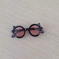 Doll Cat Ear Sunglasses for BJD Dolls - 1/3 Scale Fashion Eyewear