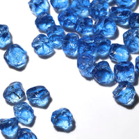 Blue Glass Beads Artificial Crystal 1.5cm Size Crystal Stringing Wire Wrapping Handmade Materials Devil Blue