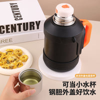 316 Stainless Steel Insulated Water Bottle with Handle for Travel and Outdoor Use