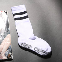 Non-Slip Yoga Pilates Barre Socks for Women, Mid-Calf High Grip Trampoline Indoor Floor Socks