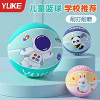 Kids' Durable Cartoon Basketball for Toddlers and Children, Sizes 3, 4, and 5