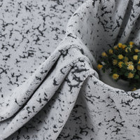 Textured Granular Fleece Jacquard Fabric 160g Polyester Spandex Four-Way Stretch Velvet for Cushions and Sofa Covers