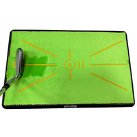 Golf Velvet Trajectory Mat Hitting Mat Swing Practice Detection Pad for Indoor Outdoor Training