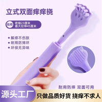 Extendable Back Scratcher with Cat Claw Design, Dual-Use Full Body Massager