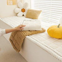 Corduroy Bay Window Cushion Thickened Tatami Mat for Balcony Bedroom