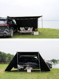 Chuxu Outdoor Car Side Awning Extension Side Wall Sunshade with Window
