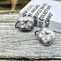 Art Face Illustration Translucent Soft Case for Apple AirPods Pro 2/3/Pro 2021/2025 Wireless Earbuds