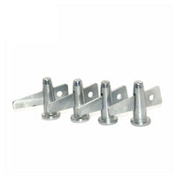 Galvanized Hollow and Solid Pin Fasteners for Aluminum Formwork Accessories with Ribbed Plates