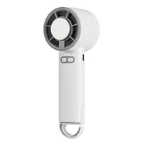 Portable Cooling Fan with Ice Compress Function, 5-Speed Handheld Desk Fan with Hook