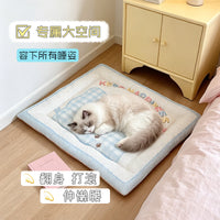 Pet Cooling Mat for Dogs and Cats, Washable Ice Silk Breathable Pad for Summer