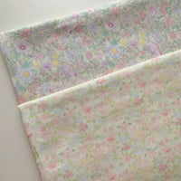 Double-Layer Gauze Pure Cotton Floral Fabric for DIY Apparel and Crafts