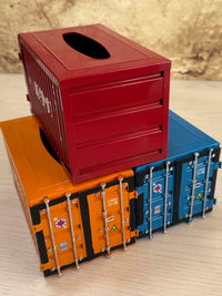 Vintage American Industrial Style Truck Container Tissue Box Holder