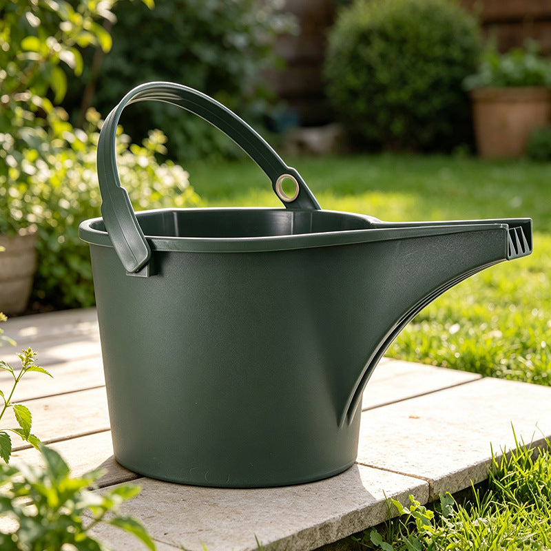 8L Long Spout Plastic Watering Can for Indoor/Outdoor Plants with Scale