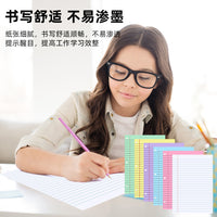 3-Hole Loose Leaf Notebook with Lined Refills, American Style, for Office and School
