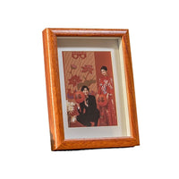 6-inch Hollow Wall-Mounted Photo Frame for Wedding Certificates and Dried Flowers, with Cardboard Mat