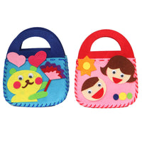 Kids' DIY Non-Woven Sewing Craft Kit - Cartoon 3D Puzzle Educational Toy for Preschoolers