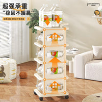 YouNai Storage Cabinet for Kids Clothes, Toys, Snacks - Drawer Organizer for Bedroom, Playroom