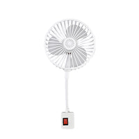 Mini Cyclone Plug-in Fan for Home Dorm Kitchen Bathroom, Quiet Electric Fan