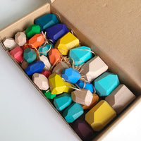 Stacking Stones Balancing Game for Kids, Educational Building Blocks, Concentration Training Toy