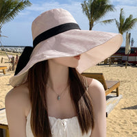 Women's Wide Brim Sun Hat UV Protection Fisherman Cap for Outdoor Summer Vacation