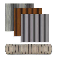 Self-Adhesive Wood Grain Wall Panels for TV Background and Living Room Decor
