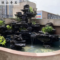 Natural Ying Stone Garden Rockery Landscape Stone for Ponds and Aquariums