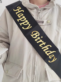 Birthday Boy Party Decorations Set - Sash, Hat, and Glasses for Men's Celebrations