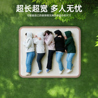Outdoor Camping 20cm PVC Inflatable Air Mattress Sleeping Pad for Tent Overnight Hotel Extra Bed