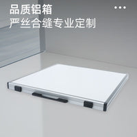Aluminum Alloy Tool Case with EVA Foam Insert, Large Portable Storage Box for Models and Toys