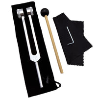 Aluminum Alloy Tuning Fork Set with Base for Sound Healing and Musical Instrument Tuning