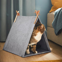 Pet Tent Cat Bed - All Season Indoor Washable Enclosed Cat House