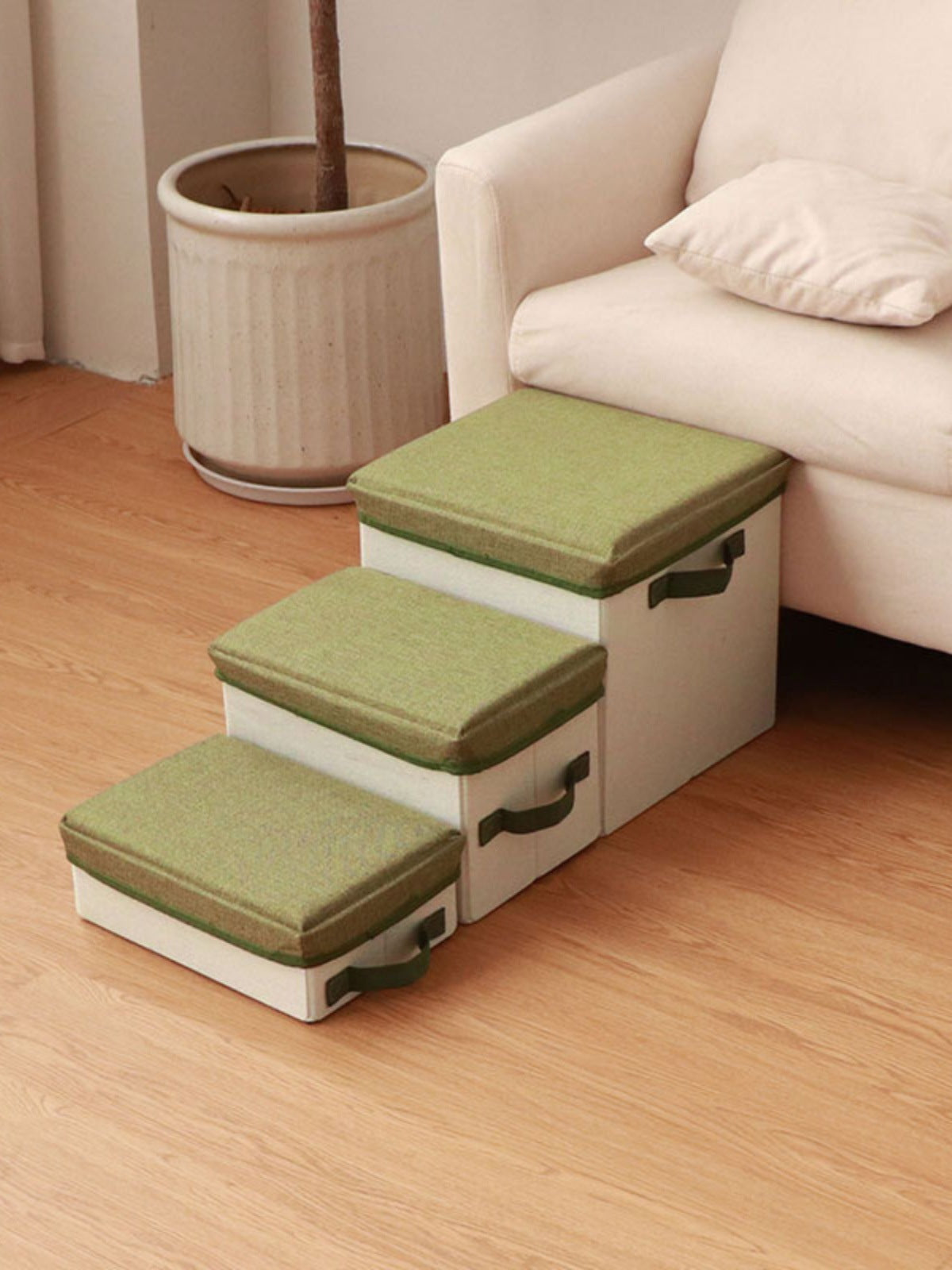 Foldable Pet Stairs for Dogs and Cats, Portable Ramp for Beds, Sofas, and Cars, Joint Protection for Older Pets