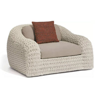 Outdoor Wicker Sofa Set for Hotel Living Room, Open-Air Countryside B&B, Villa Courtyard, Garden Leisure Bird's Nest Rattan Chair