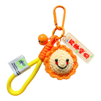Hand-Knitted Cartoon Animal Doll Keychain Pendant for Bags and Gifts