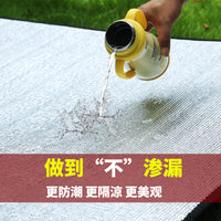 Double-Sided Aluminum Foil Camping Mat for Outdoor Picnic Beach Tent Sleeping Pad