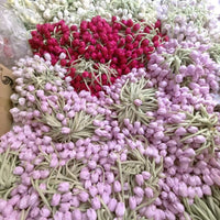 Korean Style Tulip Bud Flower Accessories for Curtains, DIY Mother's Day Cake Decorations, and Craft Embellishments