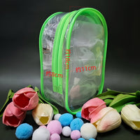 PVC Dustproof Storage Bag for 15cm Cotton Dolls, Thickened Portable Carrier for Outings