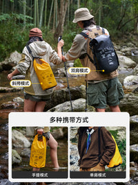 Pelliot Outdoor Waterproof Dry Bag Backpack for Beach Swimming Diving Rafting Snorkeling