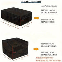 Outdoor Patio Furniture Cover Waterproof Dustproof Oxford Fabric