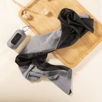 Portable Silicone Set Cooling Towel for Outdoor Sports and Fitness
