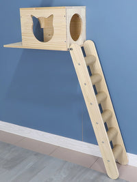 Multi-level Cat Tree Condo with Scratching Post and Perches, Pet Play House Activity Center for Cats