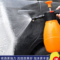 Manual Pump Foam Sprayer for Car Washing, High-Pressure Handheld Foam Cannon with Large Capacity